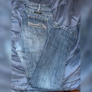 Women’s Cowgirl Tuff Bootcut Jeans. Size 32x35
